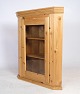Hanging cabinet in pine wood with glass door from around the year 1890. It is in a nicely ...