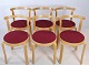 Set of 4/6/8/10 chairs, model 8000 Series, designed by Rud Thygesen & Johnny Sørensen in beech ...