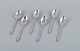 Georg Jensen 
Beaded.
A set of six 
large dinner 
spoons in 
sterling 
silver.
Post 1944 ...