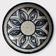 Nis Stougaard, Svaneke, Small Ceramic dish, With floral motif, 13cm in diameter, *Nice condition*