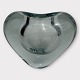 Holmegaard, 
Menuet, Heart 
vase, Smoke 
colored, 7.5cm 
wide, 6cm high, 
Design Per 
Lükten *Nice 
...