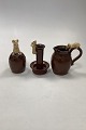 3 Pieces of David Cleverly Ceramic with mice EnglandMeasures up to 12,5cm / 4.92 inch