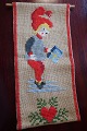 An old embroidery for the christmas to hang upHand madeVery well done43cm x 22cmIn a ...
