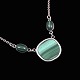 Henry Rikard 
Karlsson - 
Denmark. 
Sterling Silver 
Necklace with 
Malachite.
Designed and 
crafted ...