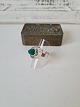 N.E.From 
vintage ring in 
silver with 
green stone 
Stamp: From - 
925 
Ring size: 58