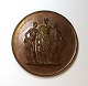 Denmark. Bronze medal. The Nordic industry and art exhibition in Copenhagen 
1872. Diameter 55 mm. Box included.