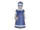Bing & Grondahl  figurine, girl Else with hand bag.The factory hallmark shows that this was ...