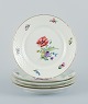 Bing & 
Grøndahl, Saxon 
Flower, a set 
of five lunch 
plates.
Approx. 
1920/30s.
Model number 
...