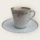 Bing & 
Grøndahl, 2 
mocca cups with 
floral motif 
#B&G, 7cm high, 
6.5cm in 
diameter *With 
notch on ...
