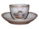 Royal 
Copenhagen 
antique coffee 
cup with 
saucer. The cup 
is decorated 
with landscape 
and ...
