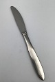 Georg Jensen Mitra Mat Stainless Dinner Knife long handle, short serrated blade. Measures 23 cm ...