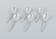 Georg Jensen, 
Cactus, a set 
of six sterling 
silver dinner 
spoons.
Stamped with 
the hallmark 
...