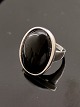 Sterling silver 
ring size 55 
with onyx 
subject no. 
539355
