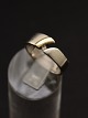 Sterling silver 
ring size 55 
with clear 
stone and gold 
line from 
silversmith 
Jens Aagaard 
...