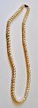 Pearl necklace, 20th century. With lock. L. 46 cm.