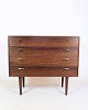 Chest of drawers in rosewood of Danish design with 4 drawers and tapered legs from around the ...