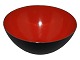 Herbert Krenchel, krenit bowl with orange-red enamel from the 1950'es.Diameter 12.5 cm., ...