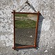 Mirror in teak wood frame. Denmark 1960s, Dimensions: 54x36 cm. Nice condition