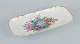 Bing & 
Grondahl, large 
rectangular 
platter 
hand-painted 
with polychrome 
flower motifs 
and gold ...