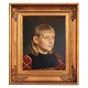 Michael Ancher, 1849-1927, oil on platePortrait of a girlSigned M. AncherVisible size: ...