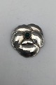 Georg Jensen 
Sterling Silver 
Brooch No 113 
(Green Agate) 
Measures Diam 4 
cm (1.57 inch) 
Weight ...