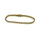 A bracelet in 
14k gold.
Clasp with two 
safety catches.
L. 18 cm. W. 5 
mm.
Stamped "Aur 
...