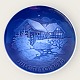 Bing & 
Grøndahl, 
Christmas 
plate, 1975, 
"Christmas at 
the old water 
mill", 18cm in 
diameter, ...