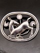 Art deco deer 
brooch 4.5 x 
3.5 cm. GEORG 
JENSEN design 
Arno Malinowski 
#256 sterling 
silver item ...