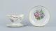 Bing & 
Grøndahl, a 
hand-painted 
sauceboat and 
bowl decorated 
with polychrome 
flowers.
From the ...