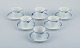 Royal 
Copenhagen, 
Princess, a set 
of six coffee 
cups with 
saucers.
Model number 
...