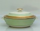 Royal 
Copenhagen 
Dagmar 
dinnerware. 
Green porcelain 
with wide 
goldrim. In 
nice and mint 
condition