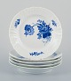 Royal 
Copenhagen Blue 
Flower Curved, 
a set of five 
small lunch 
plates.
Model: ...
