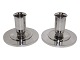 Georg Jensen 
sterling 
silver, pair of 
candle light 
holder by 
Harald Nielsen.
Height 5.8 
cm., ...
