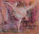 Gerda Åkesson 
(1909-1992), 
Swedish artist, 
oil pastel on 
paper.
Ballerina. 
Modernist ...