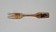 A.Michelsen 
Christmas fork 
in gilded 
sterling silver 
with enamel 
1966
Stamp: 
A.Michelsen - 
...