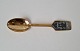 A.Michelsen 
Christmas spoon 
in gilded 
sterling silver 
with enamel 
1973
Stamped: 
A.Michelsen - 
...