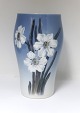 Royal Copenhagen. Vase with floral motif. Model 2778-65A. Height 20.5 cm. (1 quality)