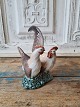 Royal 
Copenhagen 
figurine - 
rooster and hen 

No. 195, 
Factory first
Height 14 cm.
