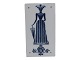 Blue Fluted
Toilet sign Lady