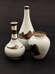 Bing & Grøndahl 
modern vases 
9-17 cm. set on 
3 item no. 
545028
