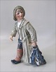 Dahl Jensen 
1294 Boy with 
fish (DJ) 21 cm 
2nd and in mint 
condition