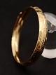 14 carat gold bangle 6.2 x 5.6 cm. internal W. 1 cm. 15 grams subject no. 545283