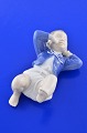 Royal porcelain 
figurie. Royal 
Copenhagen Baby 
no. 4669. 
Length 14 cm. 5 
1/2 inches. 
Height 3 ...