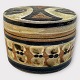Bornholm 
ceramics, 
Søholm, Jar 
with lid, 10cm 
in diameter, 
7cm high, No. 
3266-2, Design 
Noomi ...