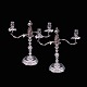A. Michelsen. A 
pair of 
Sterling Silver 
Two-Light 
Candelabra - 
1920.
Designed and 
crafted by ...