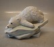 Polar Expedition collection 1990 Maruri  Polar bear on ice 9 x 15 cm Fine Porcelain 9003