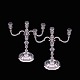 Preben 
Salomonsen. A 
pair of 
Sterling Silver 
Three-Light 
Candelabra.
Designed and 
crafted by ...