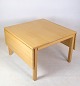 Coffee table in oiled oak with 2 flaps by Haslev Møbelsnedkeri with original ...