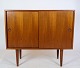 Sideboard with front of two sliding doors with internal shelf and drawers made of teak wood with ...