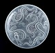 Josef Inwald, 
colossal Art 
Deco art glass 
bowl in Barolac 
glass, designed 
with dragons in 
...